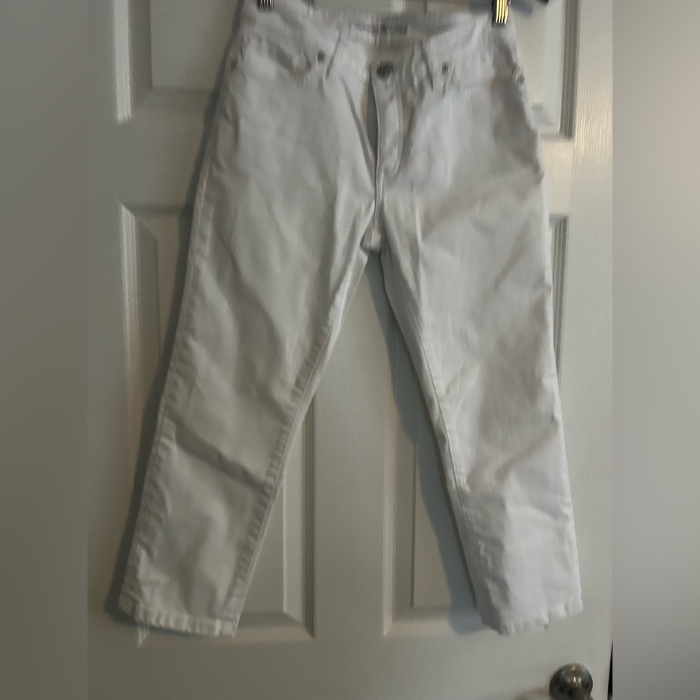 Tommy Bahama Ella Twill High Rise Crop Jeans